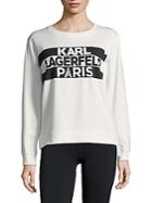 Karl Lagerfeld Paris Logo Sweatshirt