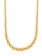 Saks Fifth Avenue 14k Yellow Gold Wrapped Rope Chain Necklace