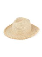 Marcus Adler Fringed Panama Hat