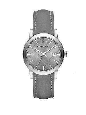 Burberry The City Leather-strap Watch
