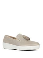 Fitflop Shimmer Suede Slip-on Sneakers
