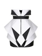 Balmain High-waist Diamond Silk-satin Pencil Skirt