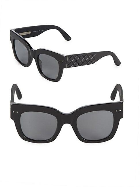 Bottega Veneta Tinted 49mm Square Sunglasses