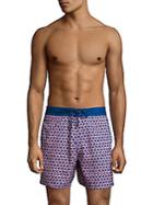 Mr Swim Octagon Printed Swim Shorts