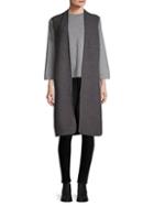 Eileen Fisher Long Side Slit Wool Vest