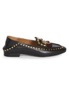 Chlo&eacute; C Studded Leather Loafers