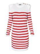 Balmain Stripe Sweater Dress