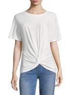 7 For All Mankind Knot-front Tee