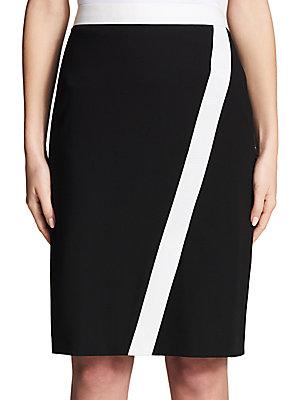 Calvin Klein Contrast Piped Skirt