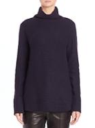 Vince Ribbed Wool Blend Pullover