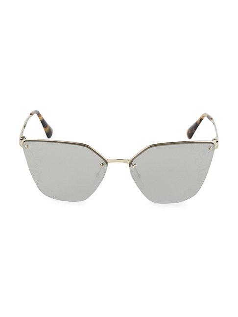 Prada 63mm Cat Eye Sunglasses