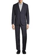 Caruso Windowpane Wool Suit