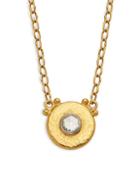 Gurhan Delicate Hue Collection 24k Yellow Gold Diamond Pendant Necklace