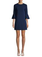 Alice + Olivia By Stacey Bendet Thym Trumpet-sleeve Shift Dress