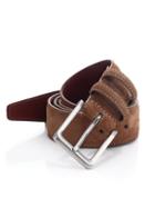 Saks Fifth Avenue Collection Suede & Leather Belt