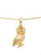 Temple St. Clair Athena Owl 18k Yellow Gold Pendant
