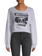 Moschino Logo Cotton Sweatshirt