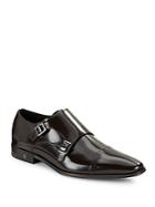 Versace Collection Double Monk Leather Shoes