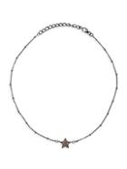 Adornia Fine Jewelry Silver & Champagne Diamond Star Choker Necklace
