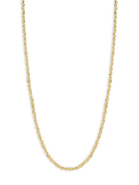 Saks Fifth Avenue Made In Italy 14k Gold Perfectina Chain Necklace