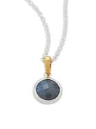 Gurhan Labradorite And Sterling Silver Chain Necklace