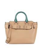 Burberry Belted Leather Top Handle Bag