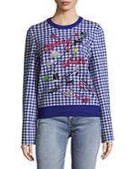 Opening Ceremony Gingham Map Sweater