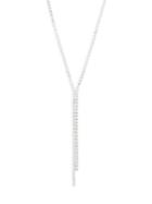 Saks Fifth Avenue Silver Lariat Necklace