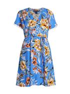 French Connection Claribel Floral Wrap Dress