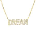 Chloe & Madison 18k Goldplated Sterling Silver & Crystal Dream Pendant Necklace