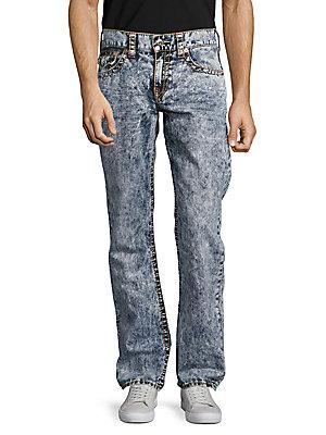 True Religion Straight Flap Five-pocket Jeans