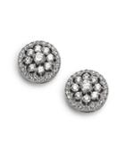 Adriana Orsini Faceted Floral Button Earrings