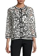 Karl Lagerfeld Paris Floral Lace Cardigan