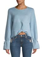 Dh New York Twist Front Bell Sleeve Top