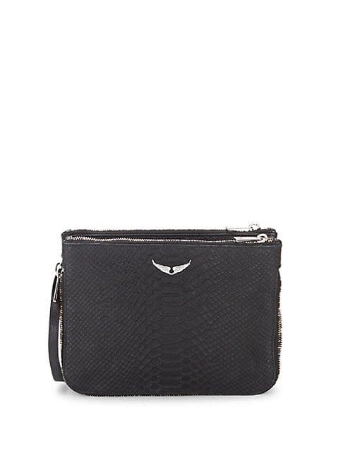 Zadig & Voltaire Clyde Savage Leather Crossbody Bag