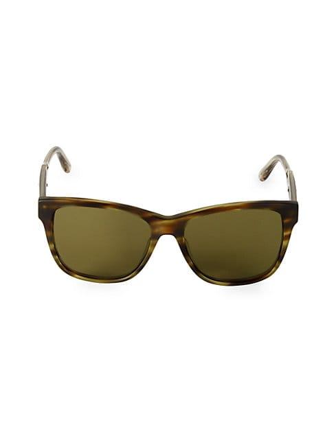 Bottega Veneta 55mm Oval Sunglasses