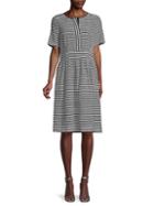 Burberry Vivienne Striped Sheath Dress