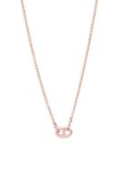 Miansai 10k Rose Gold Charm Circle Necklace