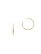 Rivka Friedman 18k Yellow Goldplated & Brass Hoop Earrings