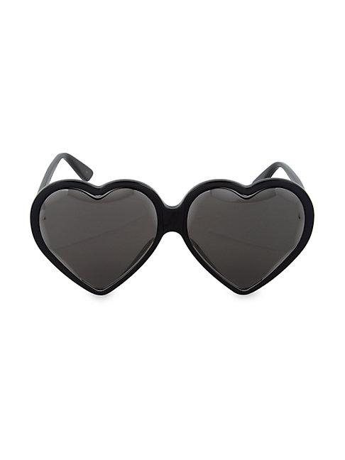 Gucci 62mm Heart Sunglasses