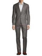 Tommy Hilfiger Slim-fit Windowpane Check Wool Suit