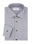 Eton Slim-fit Checkered Dress Shirt