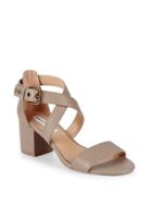 Saks Fifth Avenue Strappy Leather Block Heel Sandals