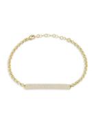 Chloe & Madison 14k Gold Vermeil & Cubic Zirconia Bar Bracelet