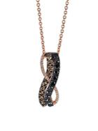 Le Vian 14k Strawberry Gold Blackberry Diamonds Chocolate Diamonds & Vanilla Diamonds Exotics Pendant Necklace