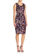 Mother Of Pearl Napier Floral Sheath Dress