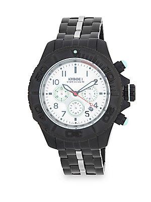 Kyboe Stainless-steel Bracelet Chronograph Watch