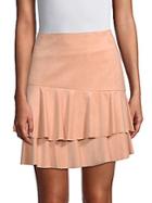 Bcbgmaxazria Tiered Mini Skirt
