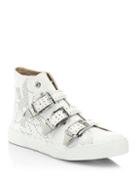 Chlo Kyle High-top Leather Sneakers