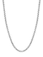 Effy Sterling Silver Greek Box Chain Necklace